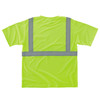 Ergodyne GloWear 8289 Hi-Vis T-Shirt -Type R, Class 2 - Lime