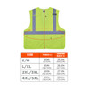 Ergodyne GloWear 8217BA Breakaway Mesh Hi-Vis Safety Vest - Type R, Class 2 - Lime