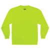 Ergodyne GloWear 8091 Hi-Vis Long Sleeve T-Shirt - Non-Certified - Lime
