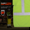 Ergodyne GloWear 8315BA Hi-Vis Breakaway Safety Vest - Type R, Class 3, Hook & Loop - Lime
