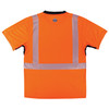 Ergodyne GloWear 8283BK Lightweight Performance Hi-Vis T-Shirt - Type R, Class 2, Black Bottom - Orange