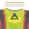 Ergodyne GloWear 8231TV Hi-Vis Tool Tethering Safety Vest - Type R, Class 2, Zipper, Dual Certified - Lime