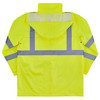 Ergodyne GloWear 8366 Lightweight Hi-Vis Rain Jacket - Type R, Class 3 - Lime