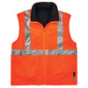 Ergodyne GloWear 8385 4-in-1 Hi-Vis Winter Jacket Parka - Type R, Class 3/2 - Orange