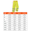 Ergodyne GloWear 8916 Lightweight Hi-Vis Rain Pants - Class E - Lime