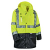 Ergodyne GloWear 8386 Hi-Vis Shell Jacket - Type R, Class 3 - Lime