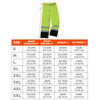 Ergodyne GloWear 8915BK Hi-Vis Rain Pants - Class E, Black Bottom - Lime