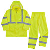 Ergodyne GloWear 8376K Lightweight Hi-Vis Rain Suit - Lime