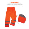 Ergodyne GloWear 8916 Lightweight Hi-Vis Rain Pants - Class E - Orange