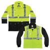 Ergodyne GloWear 8388 4-in-1 Hi-Vis Winter Jacket Parka with Black Bottom - Type R, Class 3/2 - Lime