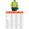 Ergodyne GloWear 8384 Hi-Vis Winter Jacket Quilted Parka - Type R, Class 3 - Lime