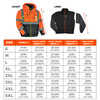 Ergodyne GloWear 8381 4-in-1 Hi-Vis Winter Bomber Jacket - Type R, Class 3 - Orange