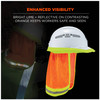 Ergodyne GloWear 8005 Hi-Vis Hard Hat Neck Shade - Mesh, Reflective