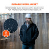 Ergodyne N-Ferno 6468 Heavy-Duty Duck Canvas Work Jacket - Sherpa Lined, Water Resistant
