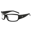 Ergodyne Skullerz THOR Anti-Scratch & Enhanced Anti-Fog Safety Glasses, Sunglasses - Matte Black Frame