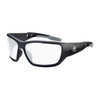 Ergodyne Skullerz BALDR Anti-Scratch & Enhanced Anti-Fog Safety Glasses, Sunglasses - Matte Black Frame