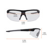 Ergodyne Skullerz SKOLL Safety Glasses, Sunglasses - Matte Black Frame