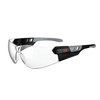 Ergodyne Skullerz SAGA Anti-Scratch & Enhanced Anti-Fog Safety Glasses, Sunglasses - Matte Black Frame