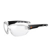 Ergodyne Skullerz VALI Anti-Scratch & Enhanced Anti-Fog Safety Glasses, Sunglasses - Matte Black Frame