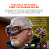 Ergodyne Skullerz MODI OTG Anti-Scratch & Enhanced Anti-Fog Safety Goggles with Neoprene Strap