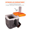 Ergodyne Chill-Its 5170 Industrial Hard Sided Cooler - 17 Quart - Orange and Gray - Pallet of 30