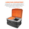 Ergodyne Chill-Its 5171 Industrial Hard Sided Cooler - 48 Quart - Orange and Gray - Pallet of 20