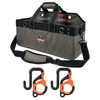 Ergodyne Arsenal 5846 Bucket Truck Tool Bag with Locking Aerial Bucket Hooks Kit - L