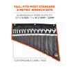 Ergodyne Arsenal 5873 Wrench Organizer Roll Up - Custom Labels - Tall