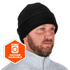 Ergodyne N-Ferno 6811Z Zippered Rib Knit Beanie Hat (Bump Cap Not Included)