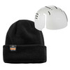 Ergodyne N-Ferno 6811ZI Zippered Rib Knit Beanie Hat (Bump Cap Included)