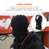 Ergodyne N-Ferno 6893ZI Zippered Balaclava Face Mask (Bump Cap Included)