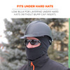 Ergodyne N-Ferno 6893ZI Zippered Balaclava Face Mask (Bump Cap Included)