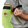 Ergodyne ProFlex 7941-PR Cut-Resistant Protective Arm Sleeve - ANSI/ISEA 105-2016 A4, EN388: 3X4XD, Moisture-Wicking - Lime - 22 in - 1-pair