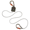 Ergodyne Squids 3003 Retractable Tool Lanyard - Dual Locking Carabiners - 2lbs