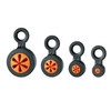 Ergodyne Squids 3740 Hand Tool Attachment Trap - Slips - Black and Orange - Variety - 4-pack