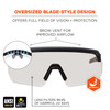 Ergodyne Skullerz AEGIR Safety Glasses, Sunglasses - In/Outdoor Lens - Matte Black Frame