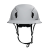 Studson SHK-1 Vented Full Brim Class C Type II - Grey Safety Helmet