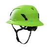 Studson SHK-1 Vented Full Brim Class C Type II - Green Safety Helmet