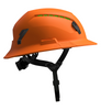 Studson SHK-1 Vented Full Brim Class C Type II - Orange Safety Helmet