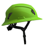 Studson SHK-1 Non-Vented Full Brim Class E Type II - Green Safety Helmet
