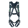 MSA EVOTECH Arc Flash Harness w/Back & Side D-Rings - Quick-Connect leg straps - Shoulder Padding - Standard (STD) - 10150152