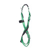 MSA V-FORM Harness w/Back D-Ring - Tongue Buckle Leg Straps Quick Connect Chest Buckle - Extra Small - 10206057