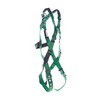 MSA V-FORM Harness w/Back & Front D-Rings - Tongue Buckle Leg Straps Quick Connect Chest Buckle - Standard - 10206066