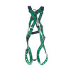 MSA V-FORM Harness w/Back & Front D-Rings - Tongue Buckle Leg Straps Quick Connect Chest Buckle - Extra Large - 10206067