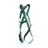 MSA V-FORM Harness w/Back & Front D-Rings - Tongue Buckle Leg Straps Quick Connect Chest Buckle - Extra Large - 10206067