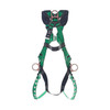 MSA V-FORM Harness w/Back, Front & Side D-Rings - Tongue Buckle Leg Straps Quick Connect Chest Buckle - Standard - 10206070