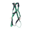 MSA V-FORM Harness w/Back, Front, Side & Shoulder D-Rings - Tongue Buckle Leg Straps Quick Connect Chest Buckle - Extra Large - 10206075