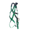 MSA V-FORM Harness w/Back, Front, Side & Shoulder D-Rings - Tongue Buckle Leg Straps Quick Connect Chest Buckle - Extra Large - 10206075