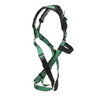 MSA V-FORM+ Harness w/Back & Front D-Rings - Tongue Buckle Leg Straps - Extra Large - 10206094