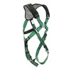 MSA V-FORM+ Harness w/Back & Front D-Rings - Tongue Buckle Leg Straps - Extra Large - 10206094